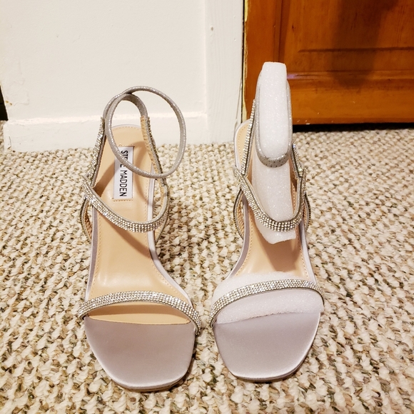 Steve Madden Rhinestone Strappy Heels - Picture 5 of 5